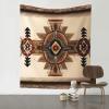 EkcoS Native American Painting Colorful Retro Aesthetic Art Tapestry, Native American Painting Wall Decoration Tapestry, Aesthetic Tapestry,Tapestry 60x51in view 1