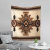 EkcoS Native American Painting Colorful Retro Aesthetic Art Tapestry, Native American Painting Wall Decoration Tapestry, Aesthetic Tapestry,Tapestry 60x51in view 2