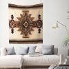 EkcoS Native American Painting Colorful Retro Aesthetic Art Tapestry, Native American Painting Wall Decoration Tapestry, Aesthetic Tapestry,Tapestry 60x51in view 3