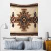 EkcoS Native American Painting Colorful Retro Aesthetic Art Tapestry, Native American Painting Wall Decoration Tapestry, Aesthetic Tapestry,Tapestry 60x51in view 4
