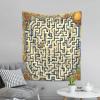 EkcoS Labyrinth Treasure Map Colorful Retro Aesthetic Art Tapestry, Labyrinth Treasure Map Wall Decoration Tapestry, Aesthetic Tapestry,Tapestry 60x51in view 2