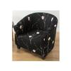 UEMIS Stretch Barrel Chair Covers Quality Tub Chair Slipcover Swivel Club Chair Slipcover Living Room Armchair Sofa Cover Removable Couch Furniture Protector Arm Chair Cover R view 1