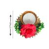 Rajasthan Kraft Traditional Flower Tealight Holder for Diwali Decoration of Home and Office|Diwali Decoration| Size 10X10X4 CM, Pack of 4 (RK-GTH-0051-4) view 3