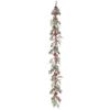 SilksAreForever 6' Iced & Flocked Berry, Pinecone & Pine Artificial Garland -Red/Green (Pack of 6) view 1