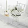 Balsa Circle 3 Bushes Red 14 in Artificial Flowers Silk Carnation Floral Bouquets Wedding Party Events Reception Decorations Supplies Supplies view 3