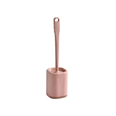 PEKJI Modern Floor-Mounted Toilet Brush Compact Size Toilet Brush and Holder Deep Cleaning Toilet Brush and Holder Set for Bathroom Easy to Clean