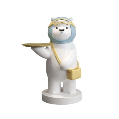 MOOWI Statues Ornaments Large Decorations Living Room Decorations Floor Decorations Large Pallet Storage Home Decor Sculpture Figurines Ornaments