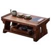 CUPKEE Multifunctional Coffee Tables, Antique Table Tatami Table, Meditation & Tea Table Multifunctional Portable Low Table Floor Tea Table,D view 1