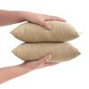 FLXXIE Tiny Pillows, Down Alternative Microfiber 11x7 Inches Mini Pillow for Travel, Pets, Soft Machine Washable Small Pillows for Neck, Lumbar, Light Taupe view 1