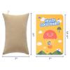 FLXXIE Tiny Pillows, Down Alternative Microfiber 11x7 Inches Mini Pillow for Travel, Pets, Soft Machine Washable Small Pillows for Neck, Lumbar, Light Taupe view 3