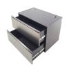 Wall Mounted Garage Cabinet in Metallic Gray with 2 Drawers for Home, Office, Garage, Pantry view 4