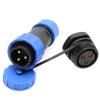 ZBLZGP TY20 3 Pin 25A Circular Waterproof Connector No Soldering Panel Mount Male Female Power Plug Screw Connection Quick Disconect for Power Outdoor view 1