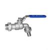 Stainless Steel Ball Valve 1/2 Inch Weldless Bulkhead Bibcock For Building Home Brew Kettle/Mash Tun 1Pcs view 1