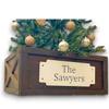 Customize Collapsible Rustic farmhouse personalized Christmas tree box, christmas, tree collar, Christmas tree, collapsible, collapsible, folding Christmas, Christmas tree box, Christmas collar view 1
