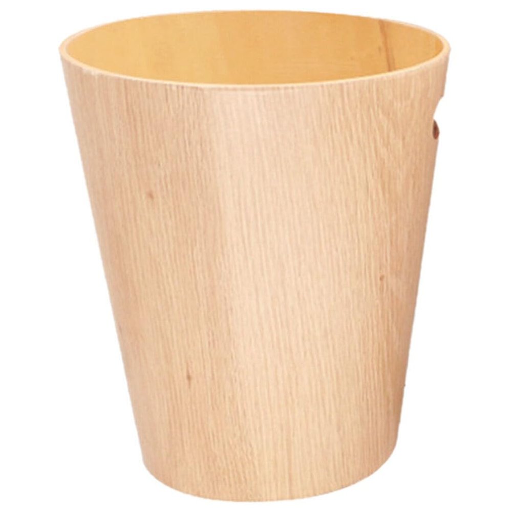 OSALADI Desktop Trash Can Japanese Minimalist Design for Home Office Stylish Wastebasket for Bathroom Bedroom and Desk Compact