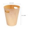 OSALADI Desktop Trash Can Japanese Minimalist Design for Home Office Stylish Wastebasket for Bathroom Bedroom and Desk Compact view 3