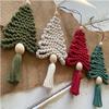 Azeem Mart Macrame Christmas Tree | Christmas Ornament | Christmas Decor | Holiday Decor | Olive Green | Ivy | White | Natural | Christmas view 2