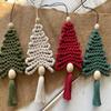 Azeem Mart Macrame Christmas Tree | Christmas Ornament | Christmas Decor | Holiday Decor | Olive Green | Ivy | White | Natural | Christmas view 3