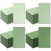 Cholemy 200 Pcs Cocktail Napkins 2 Ply Cute Scalloped Napkins, Sage Green view 1