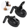 Wide Mouth Mason Jar Pour Spout Lid - 2 Pack Black Airtight Pour Spout Lid with Handle, Turns your Mason Jar into Pitcher, BPA Free & Durable Flip Cap Lids Easy to Clean Fit for Canning Jars view 1