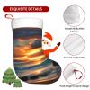Christmas Stocking - Festive Holiday Decoration, Durable Polyester Fabric, Perfect for Gifts and Candy Beach Maui Hawaii Sunset Sea Waves Clouds view 4