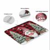 Christmas Plaid Dish Drying Mat for Kitchen Counter, Red Black Gnomes Stockings Pine Tree Snowflake Absorbent Reversible Dish Drainer Rack Mats for Coffee Bar Mats 16''x18'' 2 PCS view 2
