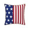 Augenstern Zippered Pillow Protectors Cover Case Novelty-Us-American-Flag Decorative Throw Pillow Cover Square Cushion Case 18"X18" view 1