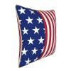 Augenstern Zippered Pillow Protectors Cover Case Novelty-Us-American-Flag Decorative Throw Pillow Cover Square Cushion Case 18"X18" view 2