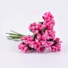 ECYC Ltd 12 Pcs/lot Mini Artificial Flower Stamen Pearl Flower Stamens Floral Stamen Pistil for Crafts Flower Making Wedding Bouquet Bridal Headwear Home Wedding Decor Cake Decoration, Rose Red view 1