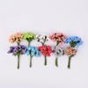 ECYC Ltd 12 Pcs/lot Mini Artificial Flower Stamen Pearl Flower Stamens Floral Stamen Pistil for Crafts Flower Making Wedding Bouquet Bridal Headwear Home Wedding Decor Cake Decoration, Rose Red view 4