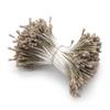 ECYC Ltd 3600 Pcs Flower Stamens 2mm Mini Pearl Tipped Floral Stamen Double Heads Artificial Small Flower Stamen Pistil for Wedding Home Decoration DIY Craft Flower Making Cake Headwear Accessories view 1