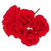 ECYC Ltd 6Pcs/lot Artificial Flower Stamen Pistil Artificial Holly Berries Double Head Mini Stamens Red Faux Flower Stamen Fake Berries for Flower Making Christmas Wreath Decorations DIY Crafts view 1
