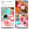 Cabilock 8pcs Tiny Sauce Boxes for Travel Meal Prep Portable Condiment Jars for Ketchup Salad Dressing More for Picnics Lunch Boxes Family Gatherings view 2