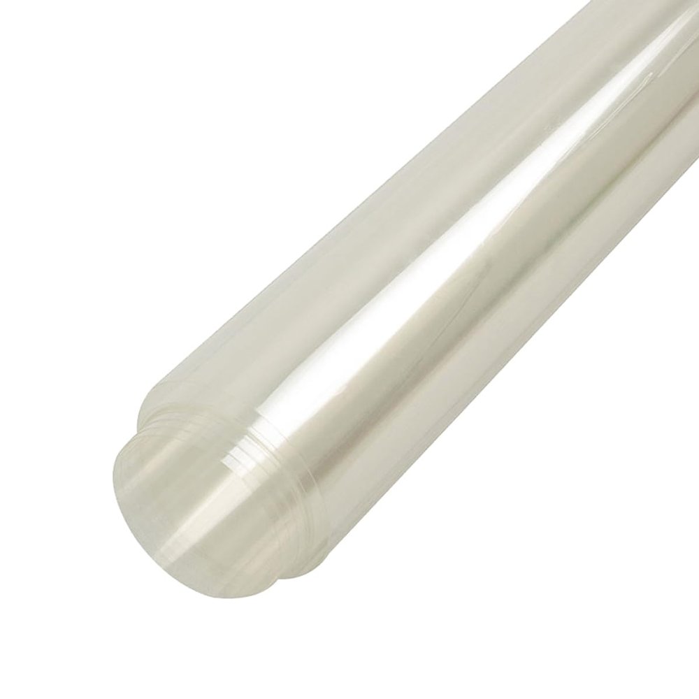 homeemoh Clear Furniture Protective Film 2MIL Plastic Film Roll Self-Adhesive Table Countertop Protection Film Waterproof Heat Resistant Covering (23.62" x 196.85")