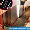homeemoh Clear Furniture Protective Film 2MIL Plastic Film Roll Self-Adhesive Table Countertop Protection Film Waterproof Heat Resistant Covering (23.62" x 196.85") view 2