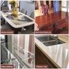 homeemoh Clear Furniture Protective Film 2MIL Plastic Film Roll Self-Adhesive Table Countertop Protection Film Waterproof Heat Resistant Covering (23.62" x 196.85") view 3