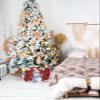 Christmas Tree Collar 6-PCS14.5"x 10", Christmas Tree Ring Merry Christmas Snowman with Robin Red Christmas Tree Stands Skirts Base Covers for Xmas Holiday Home Decor view 4
