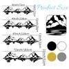 Cadeali Metal Mountain Wall Art, Mountain Wall Decor, Large Art Mountains, Decoration for Living Room, Bedroom or Study (White, 47"x13"/118x32cm) view 3
