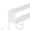 Cups Storage Hooks, Kitchen Utensil Hanging with 6 Hooks, Cup Holder Hanger Hook Rack Holder Under Cabinet Closet Without Drilling Wine Glasses Storage Hooks(White) view 1