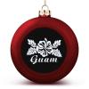Hibiscus Flowers Guam Print Christmas Balls Ornaments Christmas Tree Decorations Hanging Ball for Holiday Wedding Party Decoration view 1