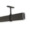 B&B Hardware Oval Wardrobe Closet Rod with End Supports - 1.3 Mm Thick Welded Aluminum - Dark Oil-Rubbed Bronze - Seamless and Smooth - Complete Closet Rod Kit - 12 To 89 Inches Long view 1