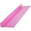 Calabasas Decor 48x8 in Metal Floating Shelf Pink Wall Mounted - Made in The USA - Bedroom, Living Room, Bathroom, Kitchen view 1