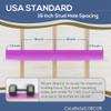 Calabasas Decor 48x8 in Metal Floating Shelf Pink Wall Mounted - Made in The USA - Bedroom, Living Room, Bathroom, Kitchen view 3