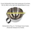 New Metro Design XL-MAX Metal Beater Blade, works with KitchenAid 5+, 6, 7, 8-Quart Stand Mixers, Red view 3