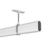 B&B Hardware Oval Wardrobe Closet Rod with End Supports  1.3 mm Thick Polished Chrome Aluminum Hanging Rod  Seamless Smooth Finish  Heavy-Duty Adjustable Closet Rod Kit (12" to 89" Length) view 1