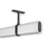 B&B Hardware Oval Wardrobe Closet Rod Kit - 1.3 Mm Thick Welded Aluminum - Polish Chrome - 12 to 89 Inches Long view 1
