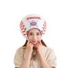 HIPIHOM Plush Sports Headgear Hat Halloween Hat Funny Novelty Toy Photo Props Warm Cosplay Costume Head Accessories for Party Adult(Baseball) view 1