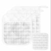 3 Pack Pot Holders, Geometric Gray Pot Holders for Kitchen with Pockets & Loops Heat Resistant Pot Holder Pad for Cooking Baking Microwave BBQ Contemporary Minimalist Boho Stripes view 1