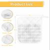 3 Pack Pot Holders, Geometric Gray Pot Holders for Kitchen with Pockets & Loops Heat Resistant Pot Holder Pad for Cooking Baking Microwave BBQ Contemporary Minimalist Boho Stripes view 3