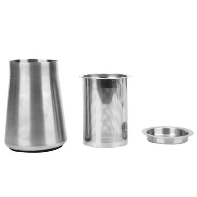 Coffee Powder Container and Coffee Powder Sifter, Stainless Steel Fine Mesh Coffee Powder Sieve Sifter Filter Container for Coffee Powder Sieving